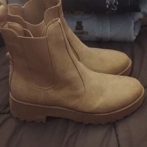 The Laundry Room Tan Ankle Boots